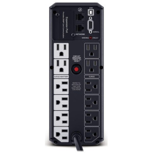 CyberPower BRG1500AVRLCD2 Mini-Tower UPS, UL Rated, Energy Star certified, 12× NEMA 5-15R CyberPower BRG1500AVRLCD2 Mini-Tower UPS, UL Rated, Energy Star certified, 12× NEMA 5-15R